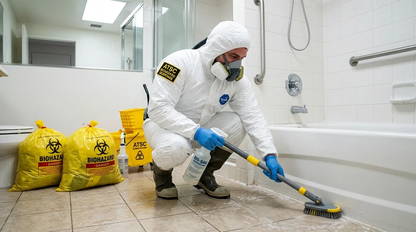 Decontamination equipment deployed for Blood Cleanup in Ogden